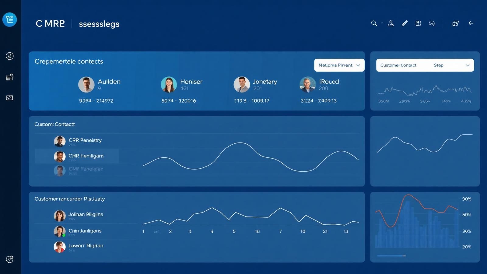 CRM sales pipeline dashboard